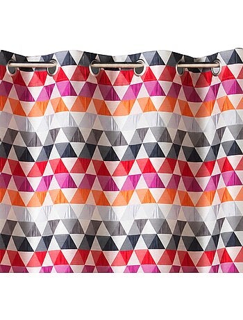 Tenda jacquard filtrante con motivi a triangoli
