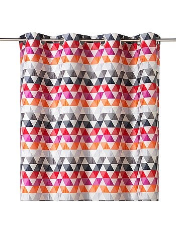 Tenda jacquard filtrante con motivi a triangoli