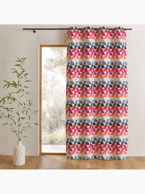 Tenda jacquard filtrante con motivi a triangoli - Kiabi Tenda jacquard filtrante con motivi a triangoli - Kiabi