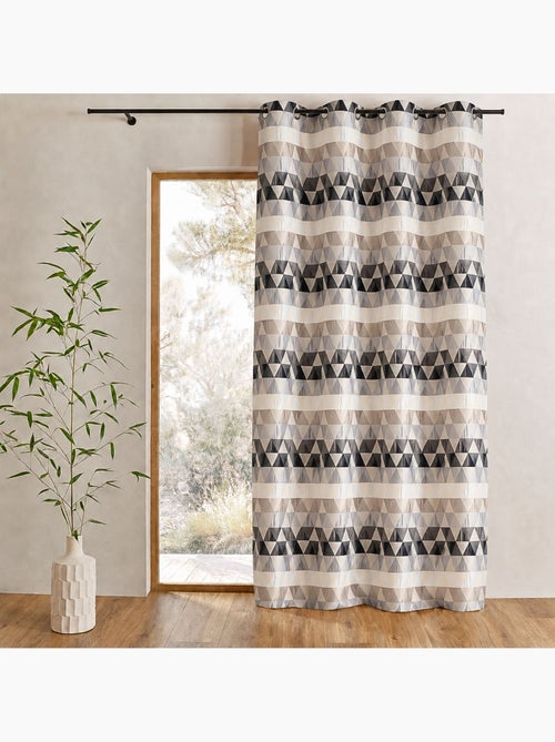 Tenda jacquard filtrante con motivi a triangoli - Kiabi Tenda jacquard filtrante con motivi a triangoli - Kiabi