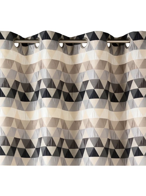 Tenda jacquard filtrante con motivi a triangoli - Kiabi Tenda jacquard filtrante con motivi a triangoli - Kiabi