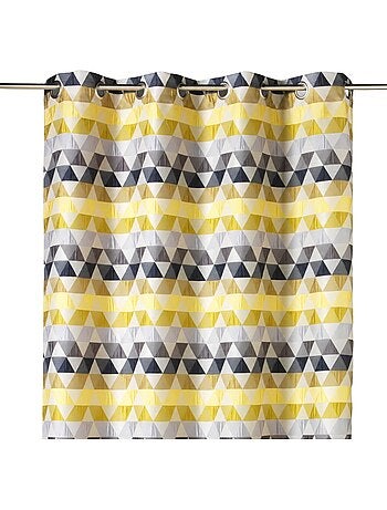 Tenda jacquard filtrante con motivi a triangoli