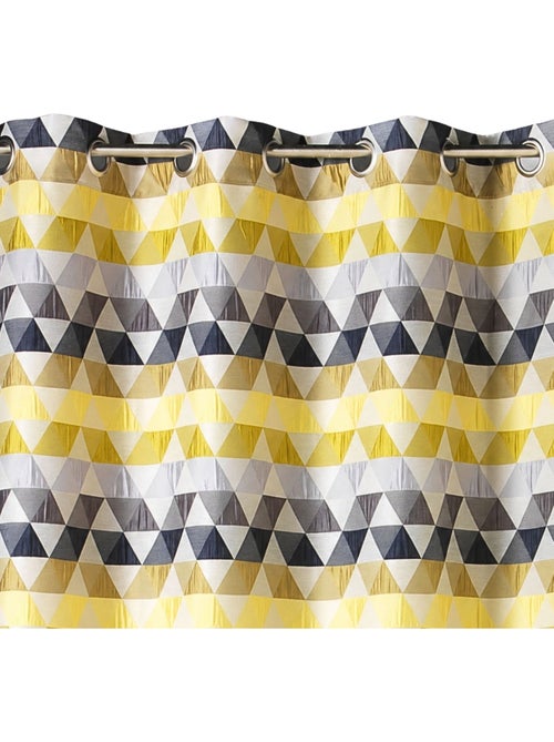 Tenda jacquard filtrante con motivi a triangoli - Kiabi Tenda jacquard filtrante con motivi a triangoli - Kiabi