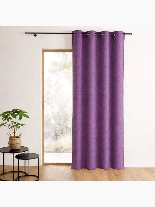 Tenda jacquard geometrica con occhielli - Kiabi Tenda jacquard geometrica con occhielli - Kiabi