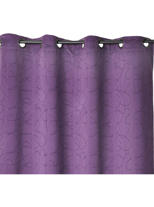 Tenda jacquard geometrica con occhielli - Kiabi Tenda jacquard geometrica con occhielli - Kiabi