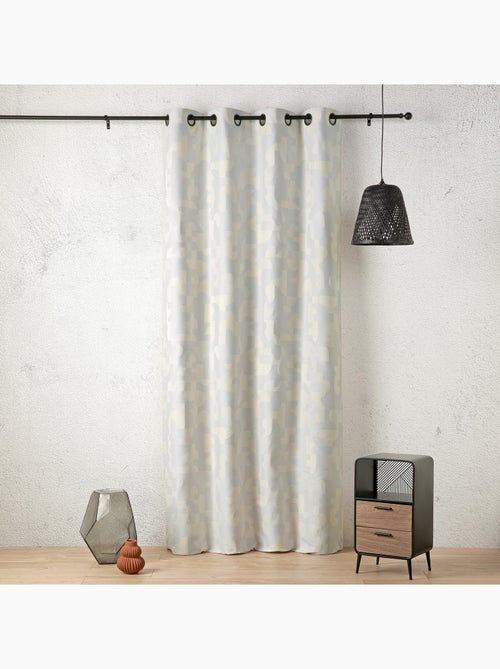 Tenda jacquard geometrica dalla texture retrò - Kiabi