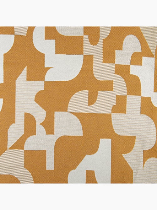 Tenda jacquard geometrica dalla texture retrò - Kiabi