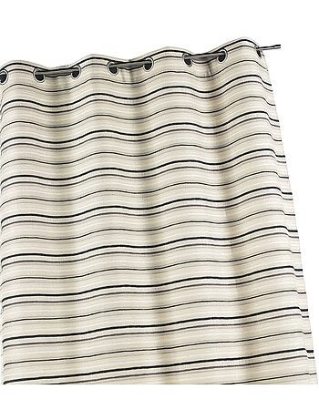 Tenda jacquard isolante a strisce sottili