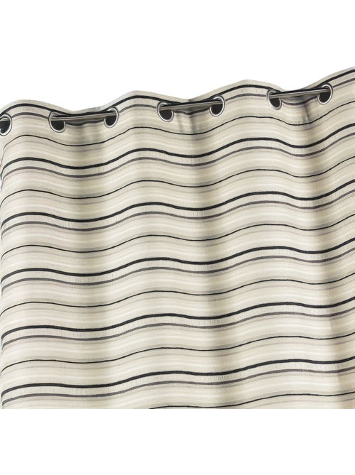 Tenda jacquard isolante a strisce sottili - Kiabi Tenda jacquard isolante a strisce sottili - Kiabi