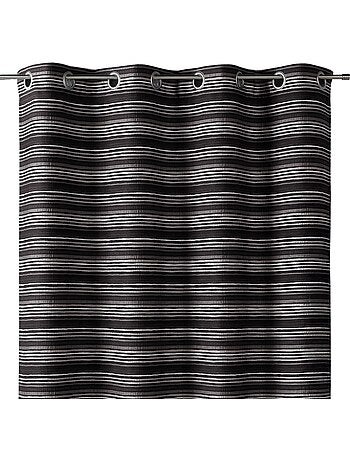 Tenda jacquard isolante a strisce sottili