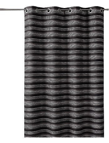 Tenda jacquard isolante a strisce sottili