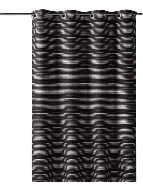 Tenda jacquard isolante a strisce sottili - Kiabi Tenda jacquard isolante a strisce sottili - Kiabi