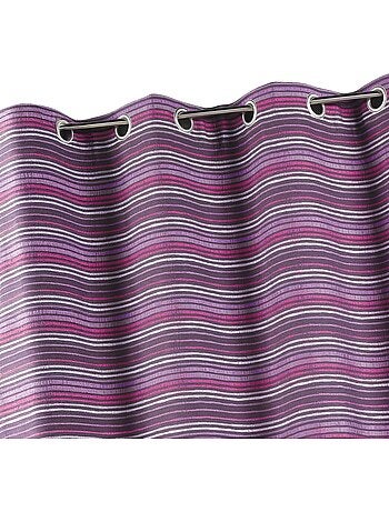 Tenda jacquard isolante a strisce sottili