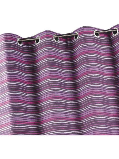 Tenda jacquard isolante a strisce sottili - Kiabi Tenda jacquard isolante a strisce sottili - Kiabi