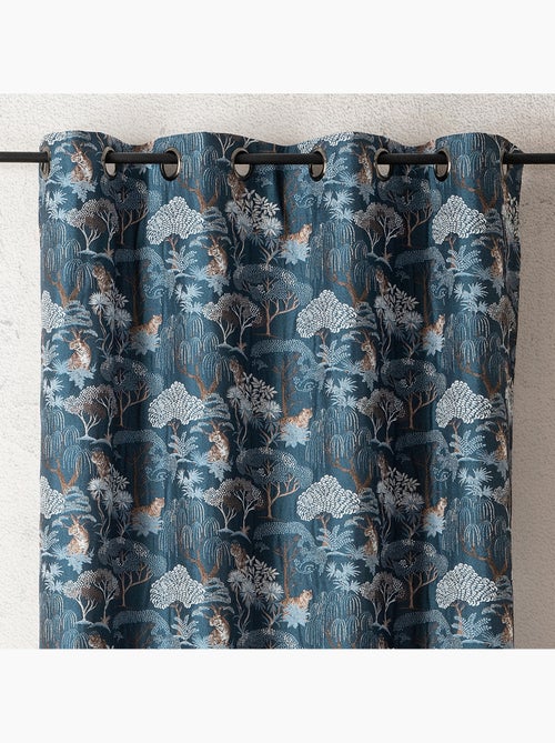 Tenda jacquard oscurante motivo tigre giapponese, elegante ed esotica - Kiabi