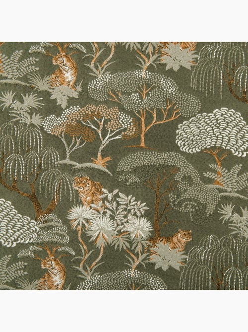 Tenda jacquard oscurante motivo tigre giapponese, elegante ed esotica - Kiabi