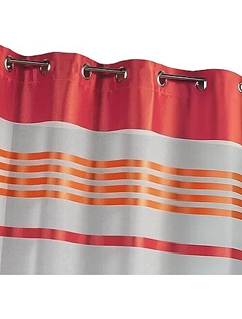 Tenda leggera a righe orizzontali