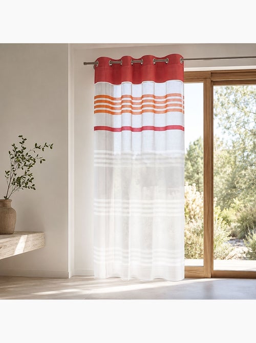 Tenda leggera a righe orizzontali - Kiabi