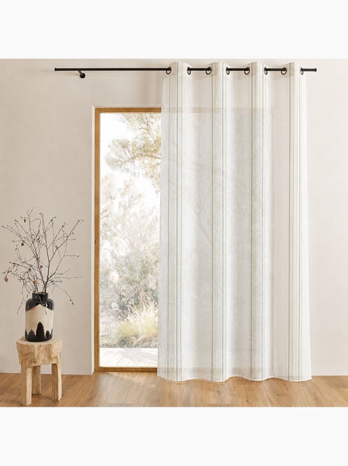 Tenda leggera a sottili righe verticali - Kiabi Tenda leggera a sottili righe verticali - Kiabi