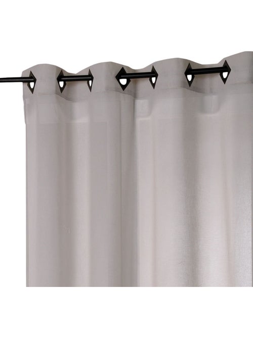 Tenda leggera a tinta unita con occhielli quadrati - Kiabi Tenda leggera a tinta unita con occhielli quadrati - Kiabi