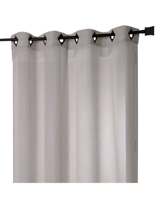 Tenda leggera a tinta unita con occhielli quadrati - Kiabi Tenda leggera a tinta unita con occhielli quadrati - Kiabi