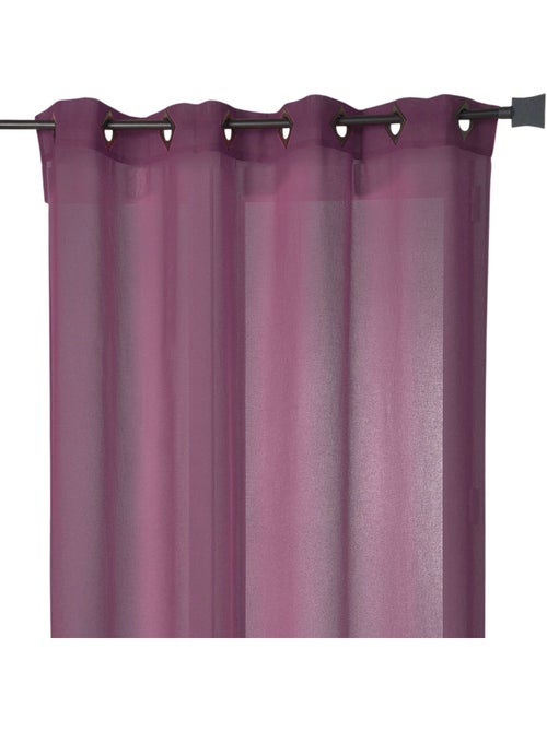 Tenda leggera a tinta unita con occhielli quadrati - Kiabi Tenda leggera a tinta unita con occhielli quadrati - Kiabi