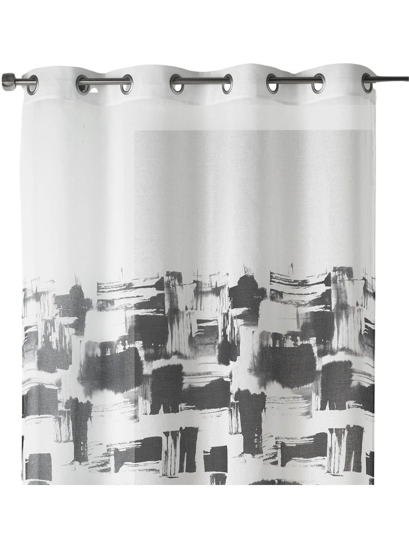 Tenda leggera con stampa grafica Nero - Kiabi