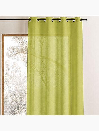Tenda leggera semitrasparente con orlo zavorrato