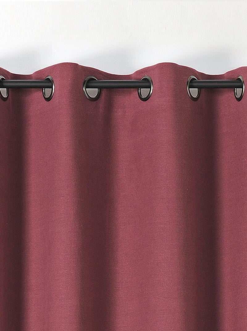 Tenda Libeccio 100% lino Bordeaux - Kiabi