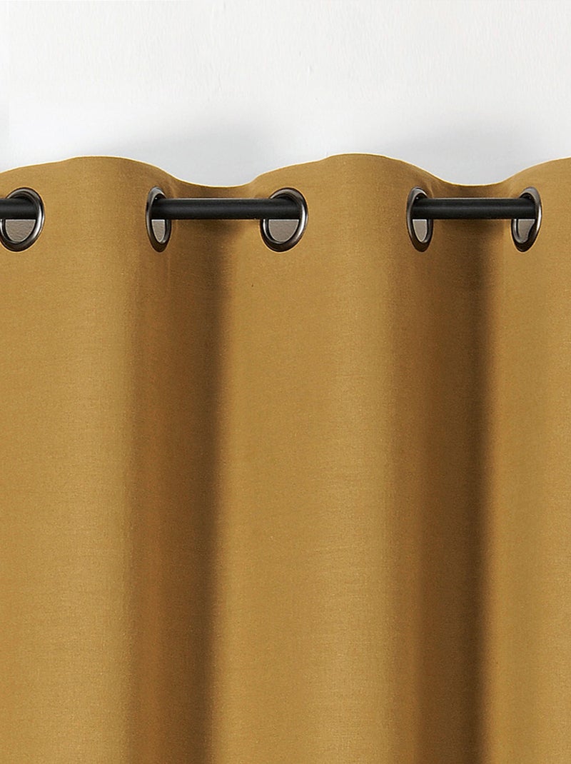 Tenda Libeccio 100% lino Giallo paglia - Kiabi