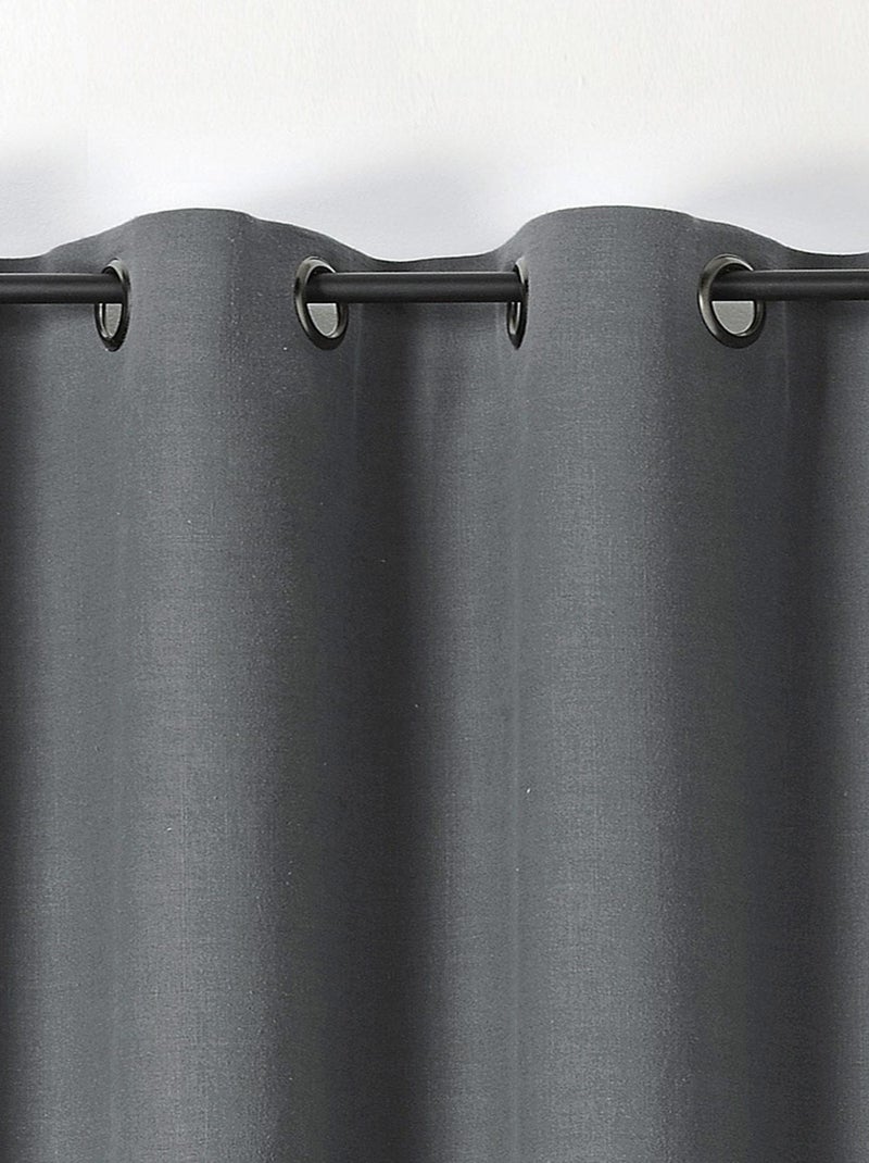 Tenda Libeccio 100% lino Grigio chiaro - Kiabi