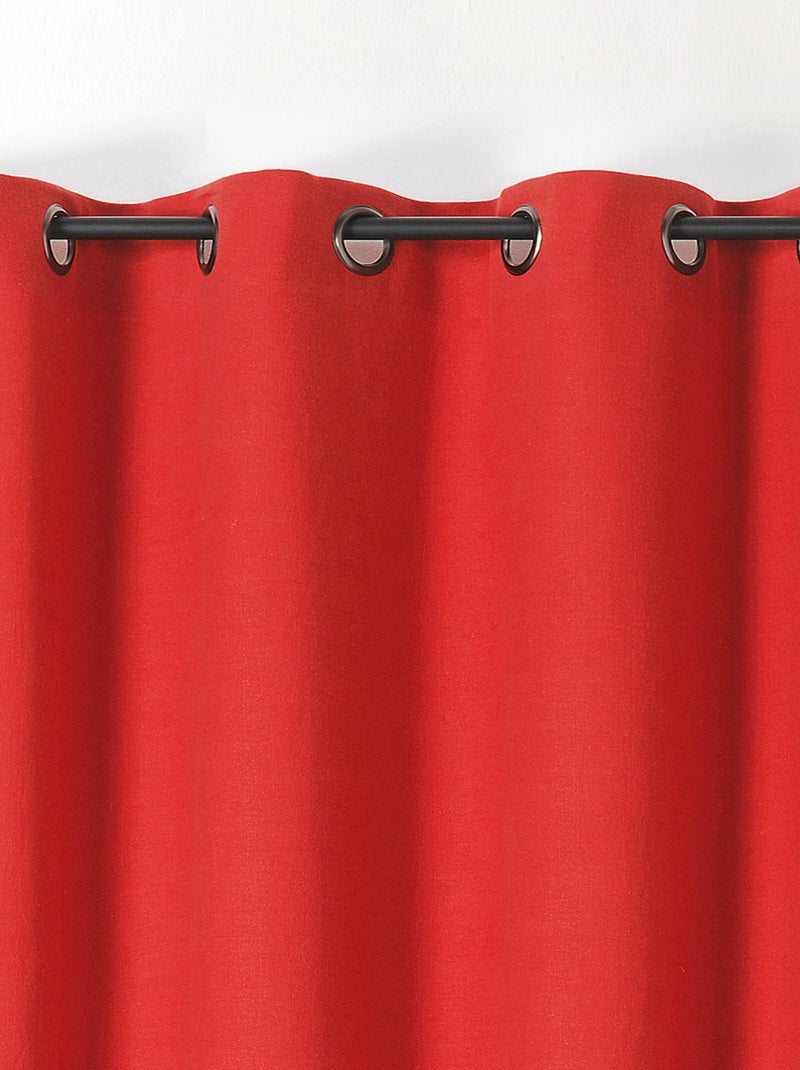 Tenda Libeccio 100% lino Rosso - Kiabi
