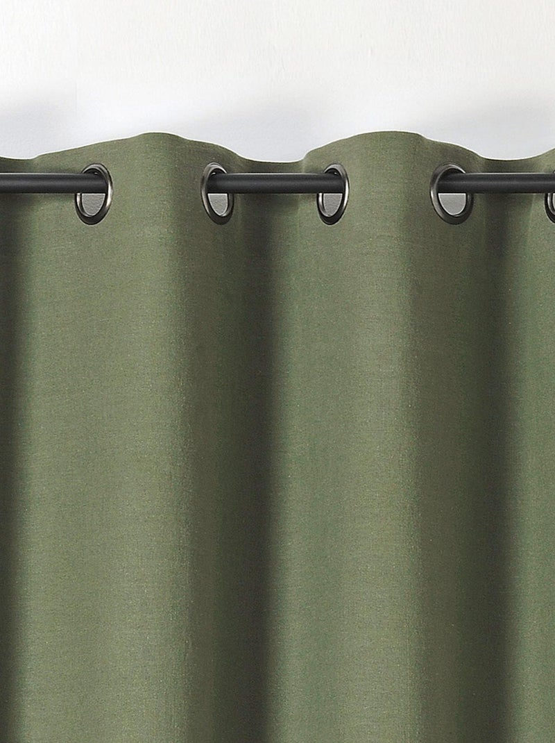 Tenda Libeccio 100% lino Verde - Kiabi
