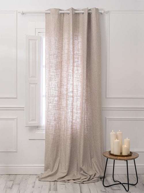 Tenda lino Basic "Happyfriday" - Kiabi