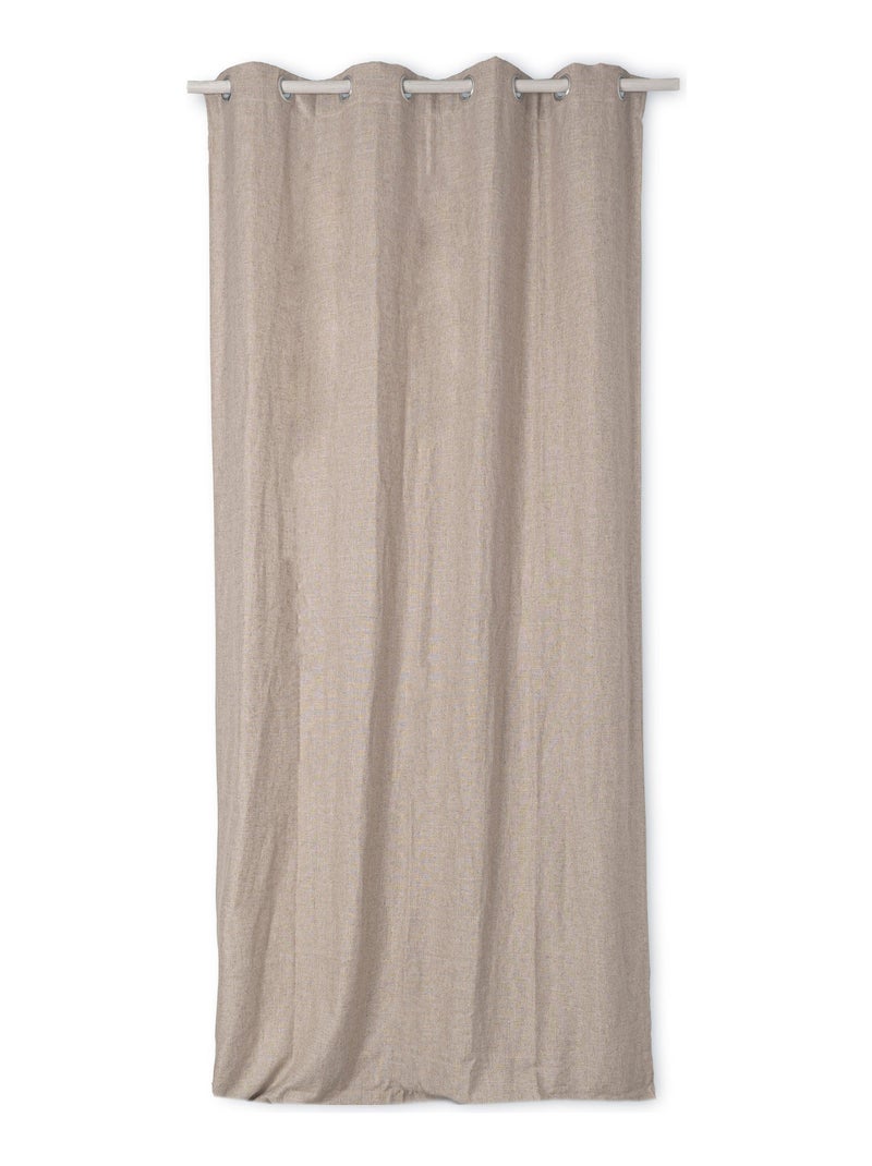Tenda lino Basic "Happyfriday" Beige - Kiabi
