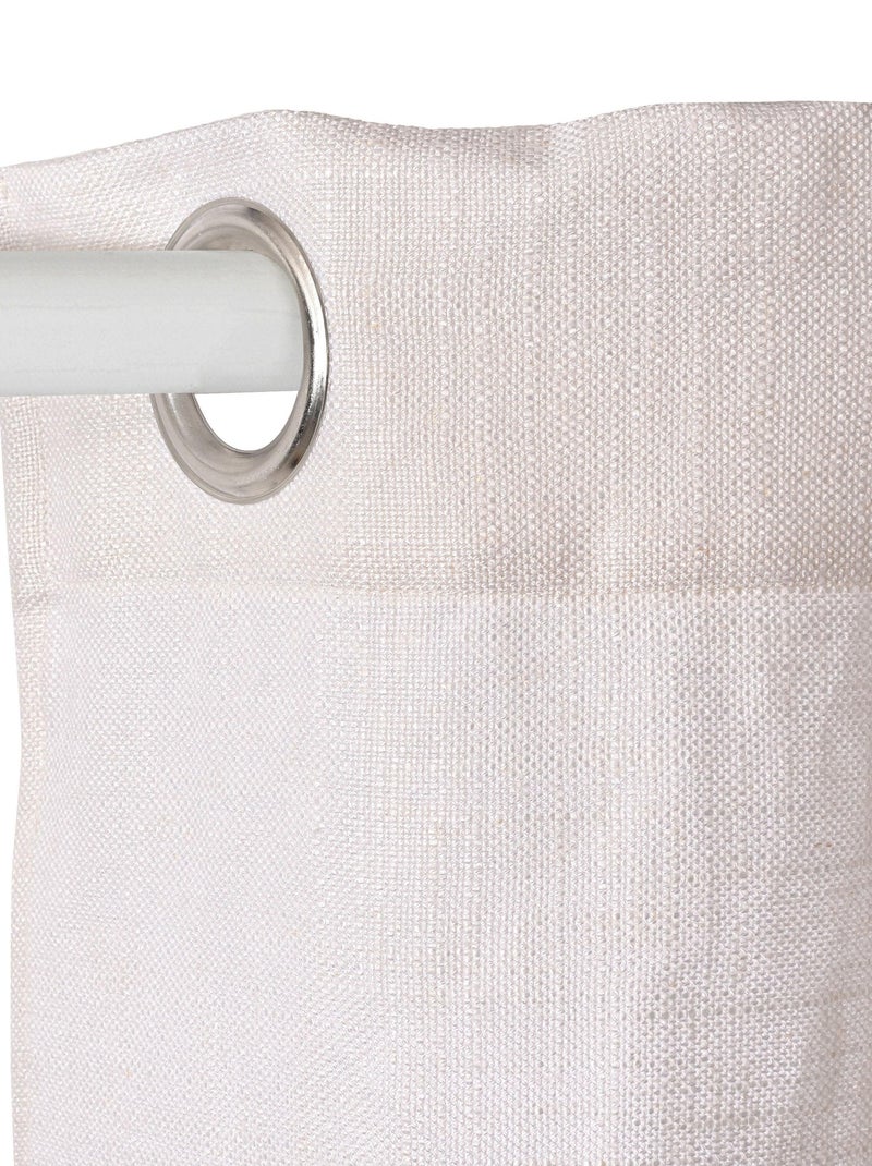 Tenda lino Basic "Happyfriday" Bianco - Kiabi