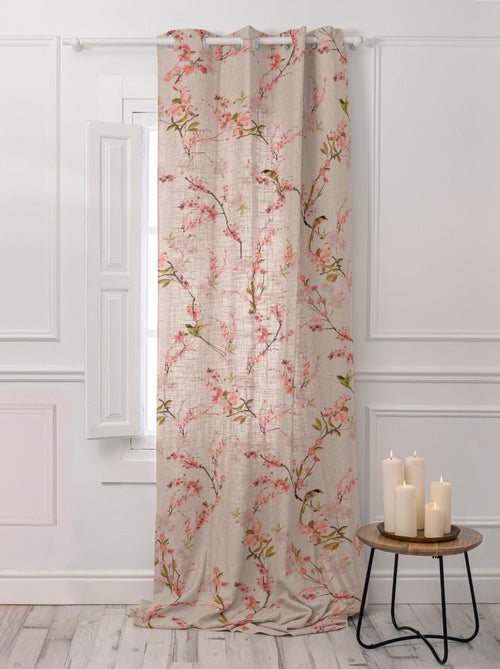 Tenda lino Chinoiserie "Happyfriday" - Kiabi