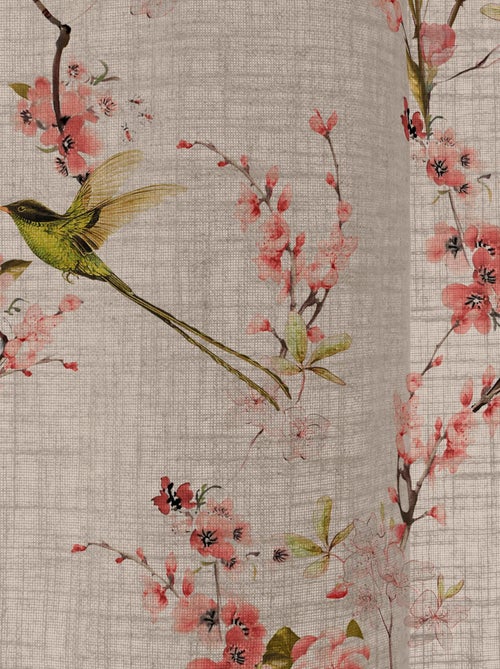 Tenda lino Chinoiserie "Happyfriday" - Kiabi