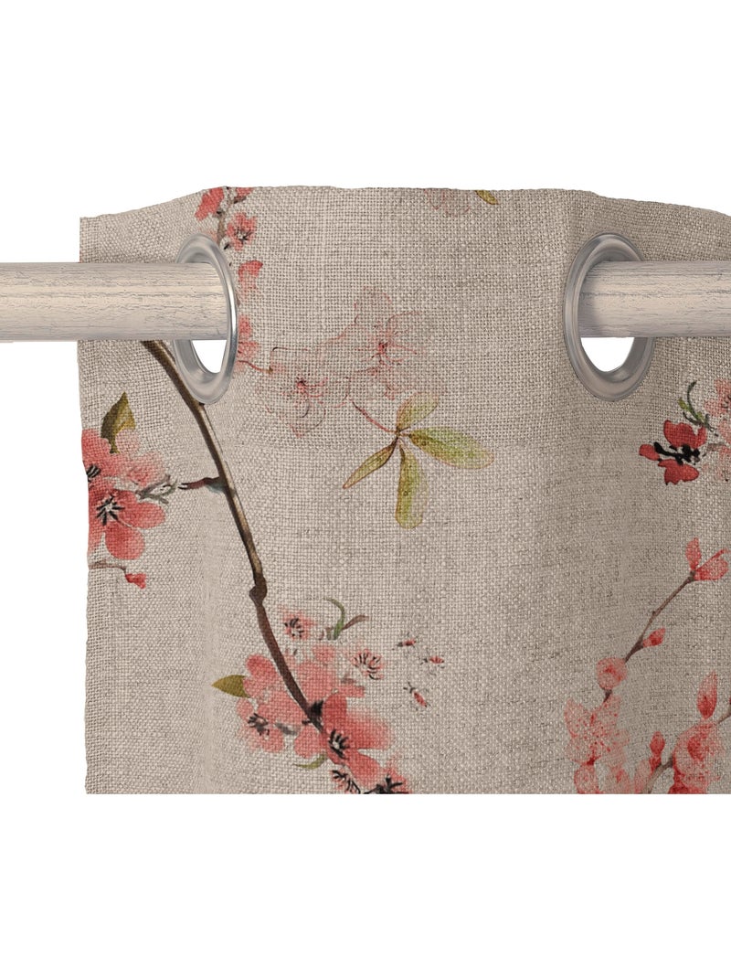 Tenda lino Chinoiserie "Happyfriday" Multicolore - Kiabi