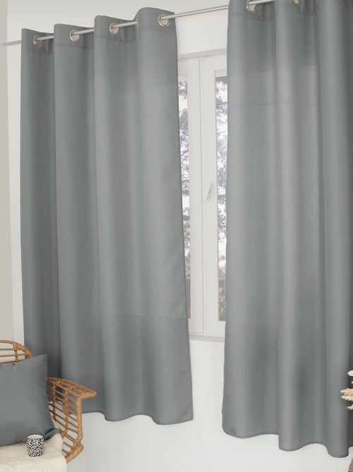 Tenda liscia con occhielli - Kiabi