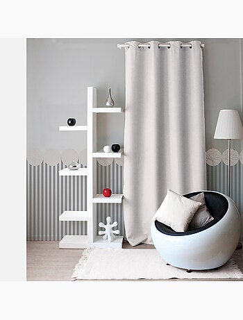 Tenda liscia con occhielli