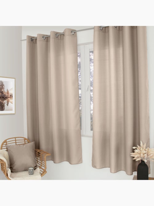 Tenda liscia con occhielli - Kiabi