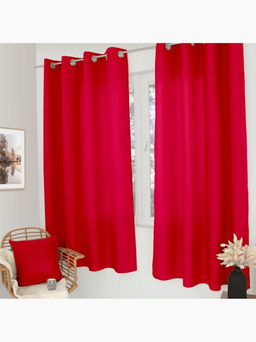 Tenda liscia con occhielli - Kiabi
