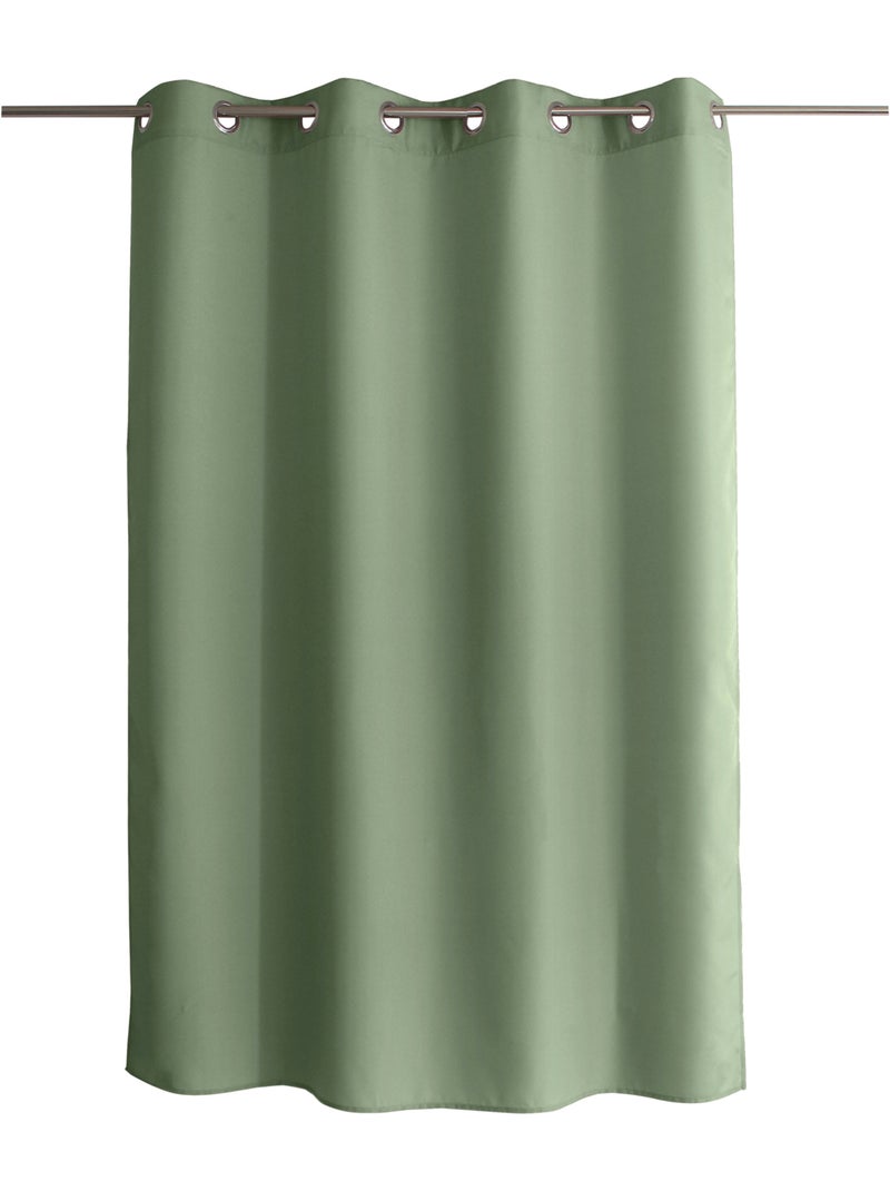 Tenda liscia con occhielli Verde - Kiabi