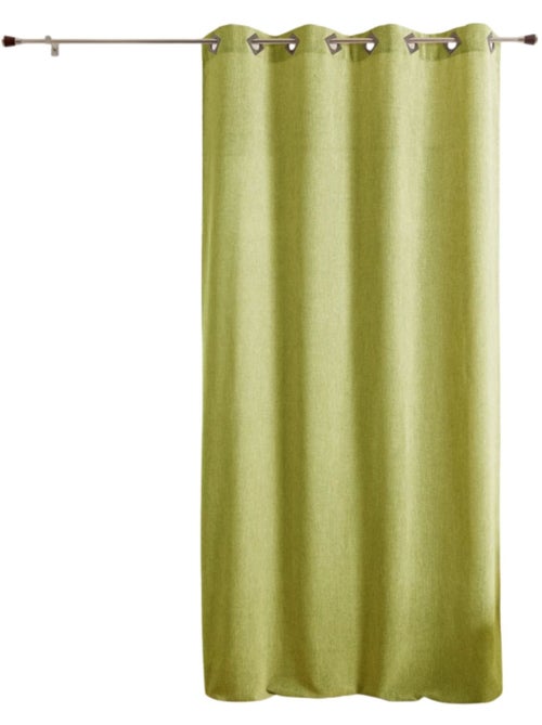 Tenda liscia in tessuto pesante con occhielli quadrati - Kiabi Tenda liscia in tessuto pesante con occhielli quadrati - Kiabi