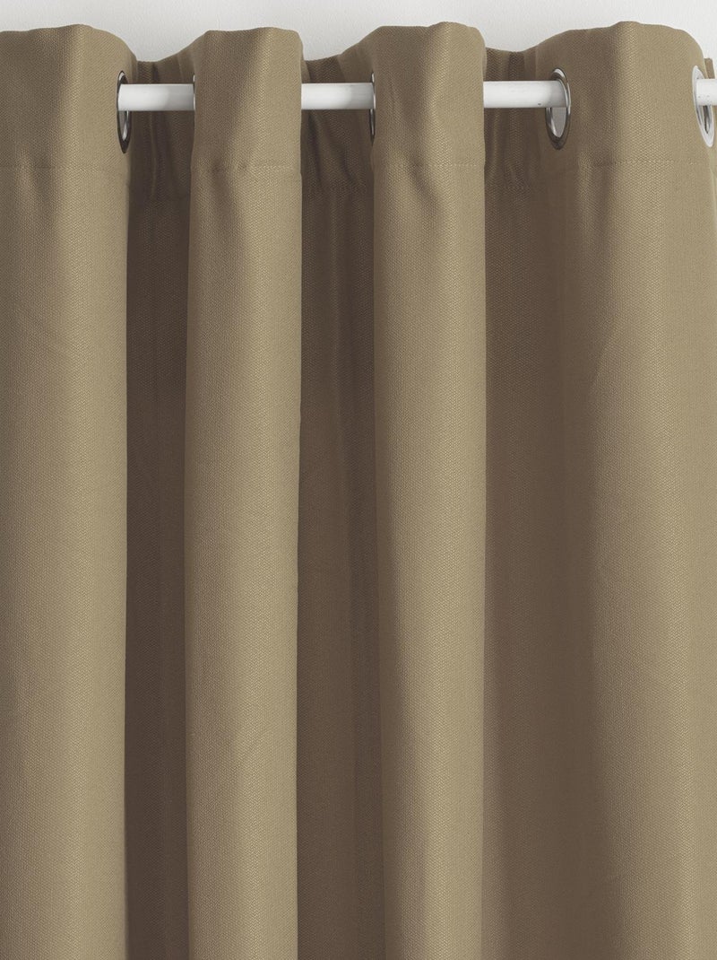 Tenda liscia termica e isolante Beige - Kiabi