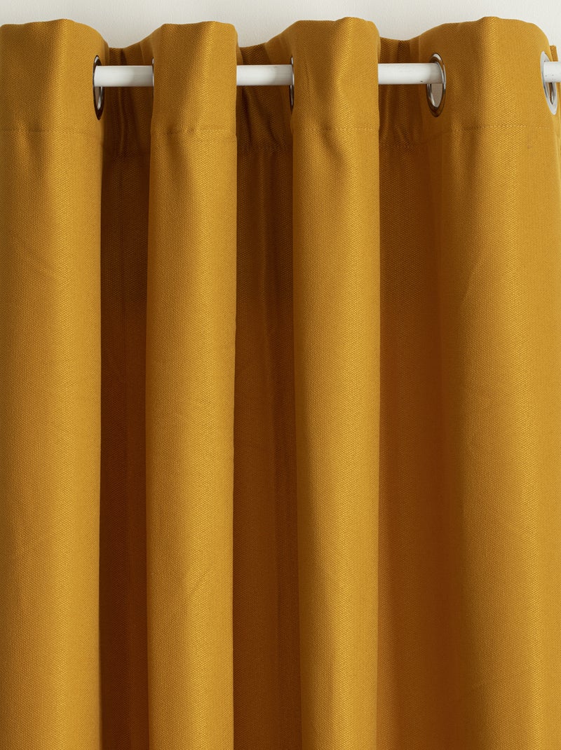 Tenda liscia termica e isolante Giallo scuro - Kiabi