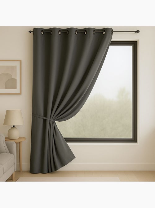 Tenda oscurante 100% ignifuga M1 Grigio - Kiabi