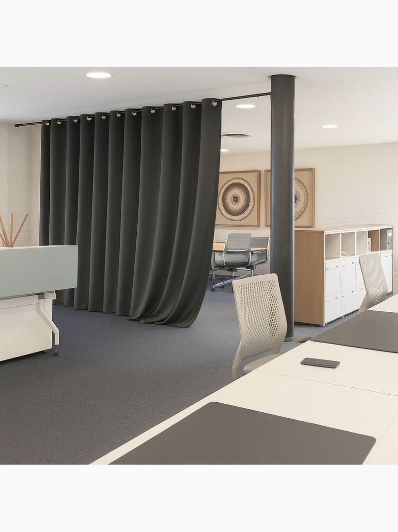 Tenda oscurante 100% ignifuga M1 Grigio Grigio - Kiabi