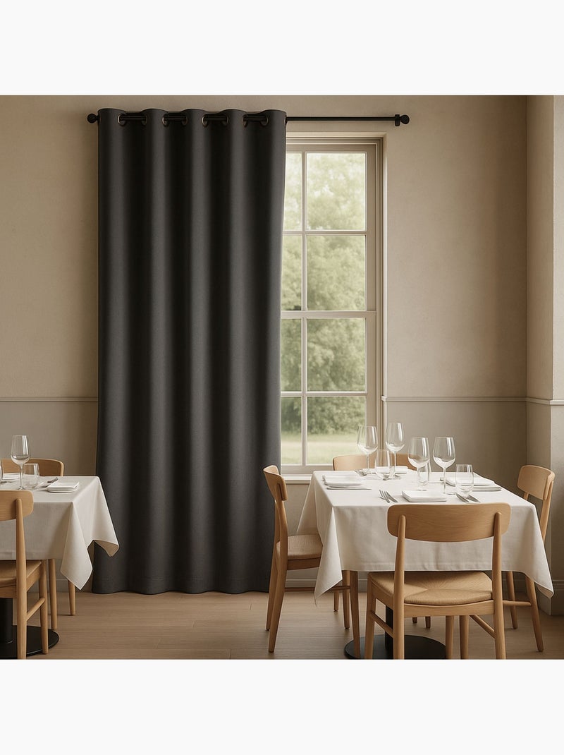Tenda oscurante 100% ignifuga M1 Grigio Grigio - Kiabi